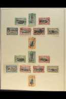 CONGO 1916(circa) STRAIGHT LINE HANDSTAMPS. A Beautiful Collection Of 6 Mint Or Used Complete 1915 (Nov) Pictorial... - Autres & Non Classés