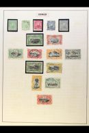 BELGIAN CONGO 1887-1960 FINE MINT & USED COLLECTION On Leaves, Inc 1910 To 5f Used, 1931-39 Set Mint Or Used,... - Otros & Sin Clasificación