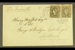 VICTORIA 1862 (24 Mar) Env From Hamilton To A Solicitor On The George IV Bridge In Edinburgh, Scotland Bearing A... - Autres & Non Classés