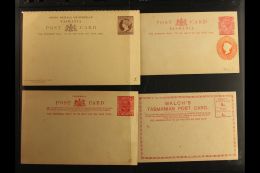 TASMANIA POSTAL STATIONERY 1880's-1910's Attractive All Different Unused Collection Of Postal Cards, Letter Card,... - Autres & Non Classés