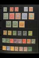 1882-1970 ALL DIFFERENT MINT  COLLECTION Presented On Album Pages & Includes QV To 4d, Arms To 3d, 1921-29... - Other & Unclassified