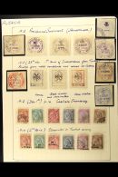 1913-1922 ATTRACTIVE COLLECTION In Hingeless Mounts On Leaves, Inc 1913 (Oct) Set Mostly Used, 1913 (Nov) Set... - Albania