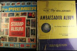 WORLDWIDE COLLECTIONS IN THREE LARGE ALBUMS Including Well Filled "New Ambassador" And "The Premier" Albums. All... - Autres & Non Classés