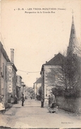 86-LES TROIS-MOUTIERS- PRESPECTIVE DE LA GRANDE RUE - Les Trois Moutiers