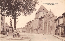 87-BESSINES- PLACE DE L'EGLISE - Bessines Sur Gartempe