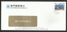 Macau Lettre Voyagé Cachet Tradic 2004 Postally Used Cover Tradic Postmark 2004 - Briefe U. Dokumente