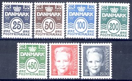 #Denmark 2005. Definitive Issue. Michel 1412-16 + 1419-20. MNH(**) - Unused Stamps