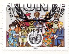 32 - NAZIONI UNITE ONU 1985 , Unificato Serie N. 436/437  Usata . - Used Stamps