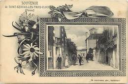 -dpts Div.-ref PP303- Vienne - Saint Gervais Les Trois Clochers - St Gervais Les Trois Colchers - Souvenir De .. - - Saint Gervais Les Trois Clochers