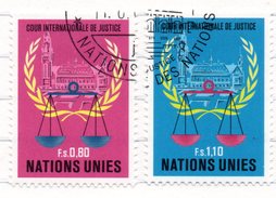 66 - NAZIONI UNITE ONU Ginevra 1979 , Unificato N. 86/87  Usato - Oblitérés