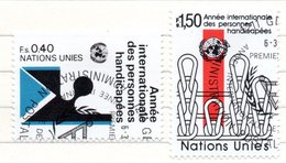 74 - NAZIONI UNITE ONU Ginevra 1981 , Unificato N. 97/98  Usato - Usati