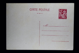 France Carte Postale Iris  Type  G1 1944  Fr 2,40 - Standard Postcards & Stamped On Demand (before 1995)