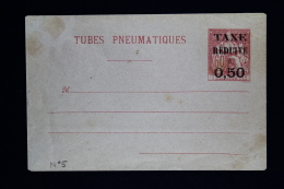 France  Enveloppe Pneu Chaplain  60 C Avec Taxe Reduite 0,50  . Type  G2 - Pneumatische Post