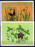 BHOUTAN Papillons (BF 314/15) ** . Neuf Sans Charniere (MNH) - Butterflies