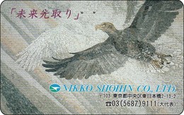 Japan  Phonecard  Vogel Eagle - Eagles & Birds Of Prey