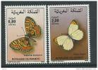 MAROC Papillons. (YVERT 996/97) Neuf Sans Charniere ** MNH - Schmetterlinge
