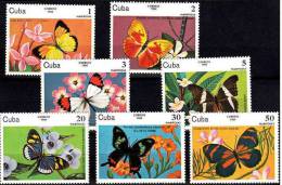 CUBA: Papillons (Yvert 2515/21) Neuf Sans Charniere. MNH - Schmetterlinge