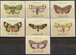 ANGOLA: PAPILLONS (Yvert 680/86). Neuf Sans Charniere. MNH - Butterflies