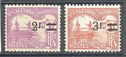 7Nouvelle Caledonie: Yvert N° Taxe 24/25* - Timbres-taxe