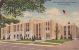 Illinois Rockford Illinois National Guard Armory 1954 Curteich - Rockford