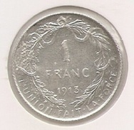 ALBERT I * 1 Frank 1913 Frans * Prachtig * Nr 6590 - 1 Franc