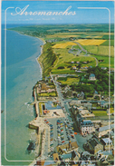 14,CALVADOS,ARROMANCHES,PRES BAYEUX,LIEU DE DEBARQUEMENT DE NORMANDIE,VUE AERIENNE - Arromanches