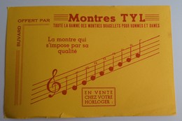 Ancien Buvard Montres Bracelets TYL  Publicité  Pub Montre Horlogerie Horloger - M