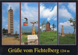 Oberwiesenthal - S/w Mehrbildkarte 1   Fichtelberg - Oberwiesenthal