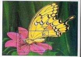 GRENADA Papillons (Yvert: BF 282) * * Neuf Sans Charniere MNH - Vlinders