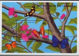 DOMINIQUE Dominica Papillons (yvert BF 150), Neuf Sans Charniere. ** MNH - Mariposas