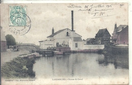 NORD - 59 - LANDRECIES - Ecluse Du Canal - Colorisée - Landrecies