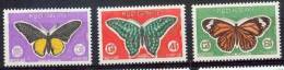 CAMBODGE Papillons (Yvert 225/27) Neuf Sans Charniere ** MNH - Butterflies