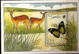 GAMBIE Animaux, Papillons, Euphaedra Ceres, Yvert BF 66 **. Neuf Sans Charniere MNH - Schmetterlinge