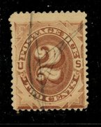 USA 1879 2 Cent Postage Due Issue #J2  Used - Taxe Sur Le Port