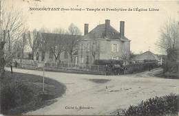 -dpts Div.-ref PP222- Deux Sevres - Moncoutant - Temple Presbytere Eglise Libre - Temples - Protestantisme - Religions - - Moncoutant