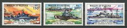 WALLIS FUTUNA 1978 N° 210/212 ** Neufs MNH Superbes Cote 51,50 € Bateaux Navires De Guerre Le Triomphant Le Savagn - Ungebraucht