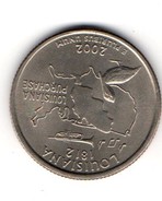 Etats-Unis/USA: 25 Cents 2002 Louisiana - 1999-2009: State Quarters