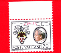 Nuovo - MNH - VATICANO - 1979 - 50º Anniversario Dello Stato Della Città Del Vaticano - Pio XI - 70 - Ongebruikt