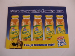Postcard Postal Drink Lipton Ice Tea - Advertising