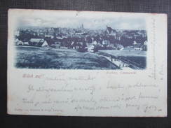 AK FREIBERG I:Sa. Mondschein 1899 // D*23894 - Freiberg (Sachsen)