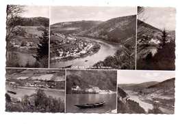 6930 EBERBACH - LINDACH, Mehrbild-AK, Landpoststempel, 1959 - Eberbach