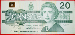 * LIBRARY: CANADA  20  DOLLARS 1991 CRISP! OW START  NO RESERVE! - Canada