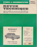 Revue Technique Automoblile ( RTA ) - Renault 8 " Gordini " - 1971 - Auto