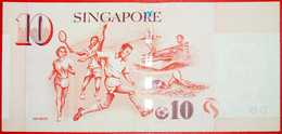 • 2 SOLD SPORTS: SINGAPORE ★ 10 DOLLARS (1999)! UNC CRISP! LOW START ★ NO RESERVE! - Singapour