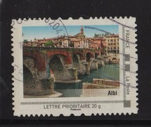 Timbre Personnalise Oblitere - Lettre Prioritaire - Albi - Used Stamps