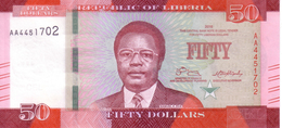 LIBERIA   50  Dollars  Emission De 2016    ***** BILLET  NEUF ***** - Liberia