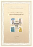 BRD / First Day Sheet (1989/02) 5300 Bonn 1: Tourist Attractions (Nofretete Berlin, Schleswiger Dom, Bremer Roland, ...) - Egyptologie