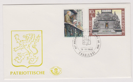 Enveloppe Cover Brief FDC 1er Jour 1474 1477 Patriotische Charleroi - 1961-1970