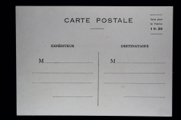 France: 1945  Carte Postale Sans Figurine  Taxe Pour La France 1fr 20 - Letter Cards
