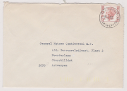 Enveloppe Cover Brief 1962 Elström Postgarage Antwerpen - Cartas